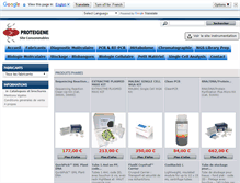 Tablet Screenshot of catalogue.proteigene.com